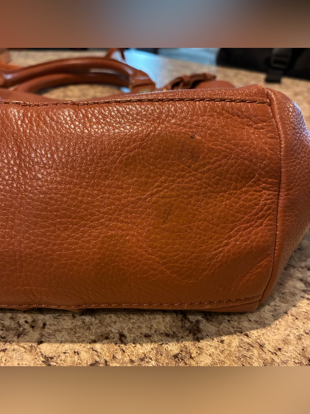 Marc by Marc Jacobs - Classic Q Francesca Brown Leather Top Handle Hobo/Tote Bag - Picture 13 of 14